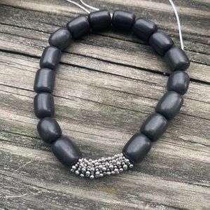 Custom made Blackstone sterling silver bracelet